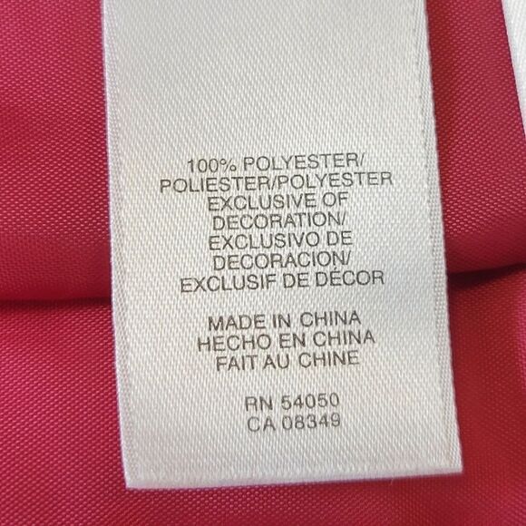 Jones New York Sport Magenta Pink Quilted Zip Vest Size S - Picture 7 of 8